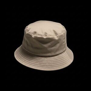 Beige Bucket Hat -  Reversible Black